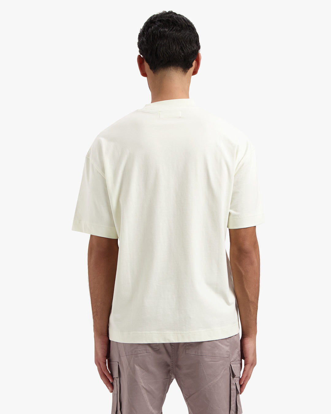 CROYEZ BURNING LOGO T-SHIRT | BUTTERCREAM/PINK