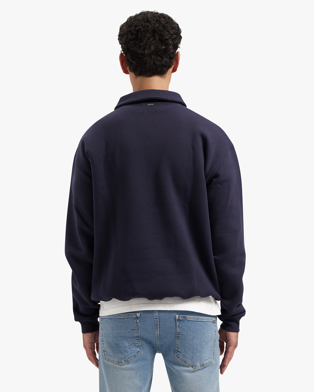 CROYEZ FRATERNITÉ ULTIME HALF ZIP SWEATER - NAVY