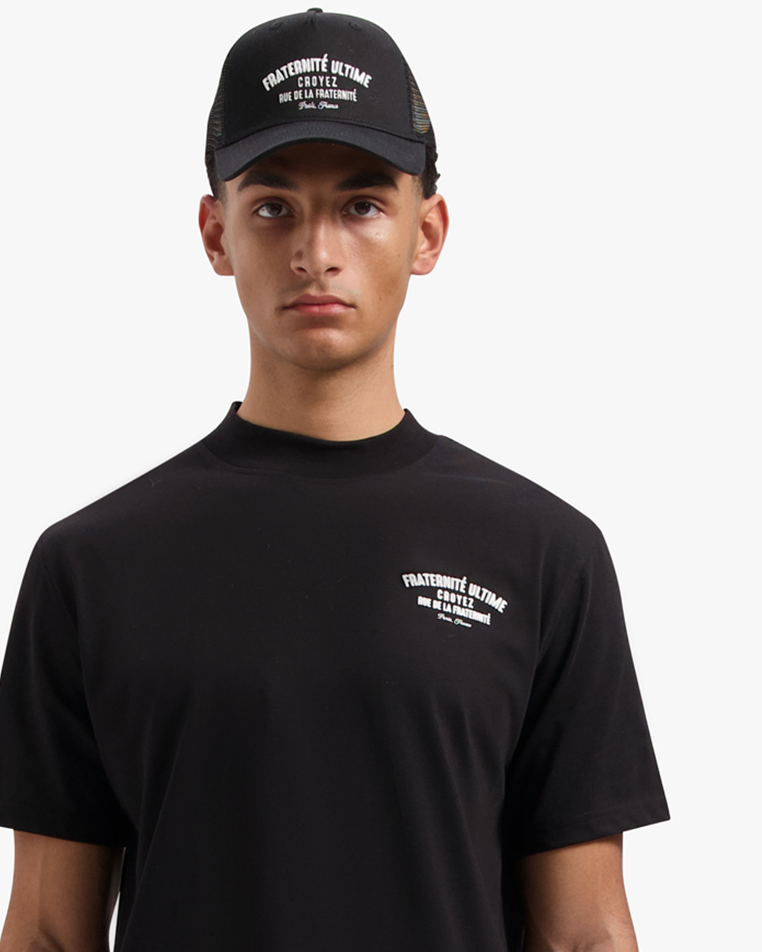 CROYEZ FRATERNITÉ TRUCKER CAP | BLACK