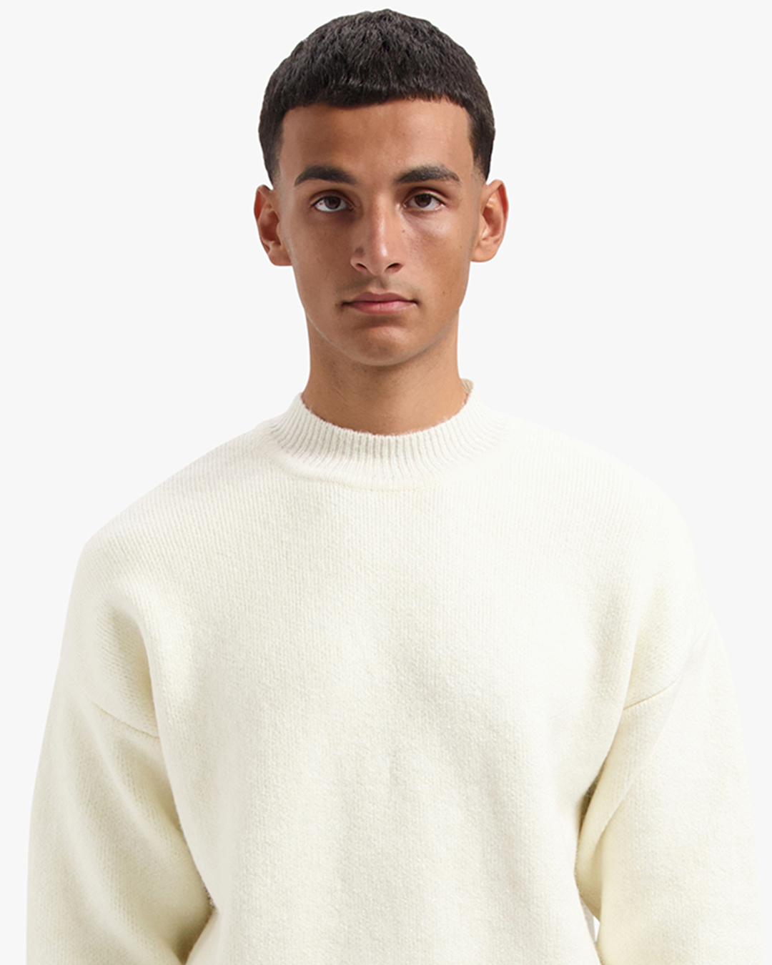 CROYEZ ATELIER KNIT SWEATER - OFF-WHITE