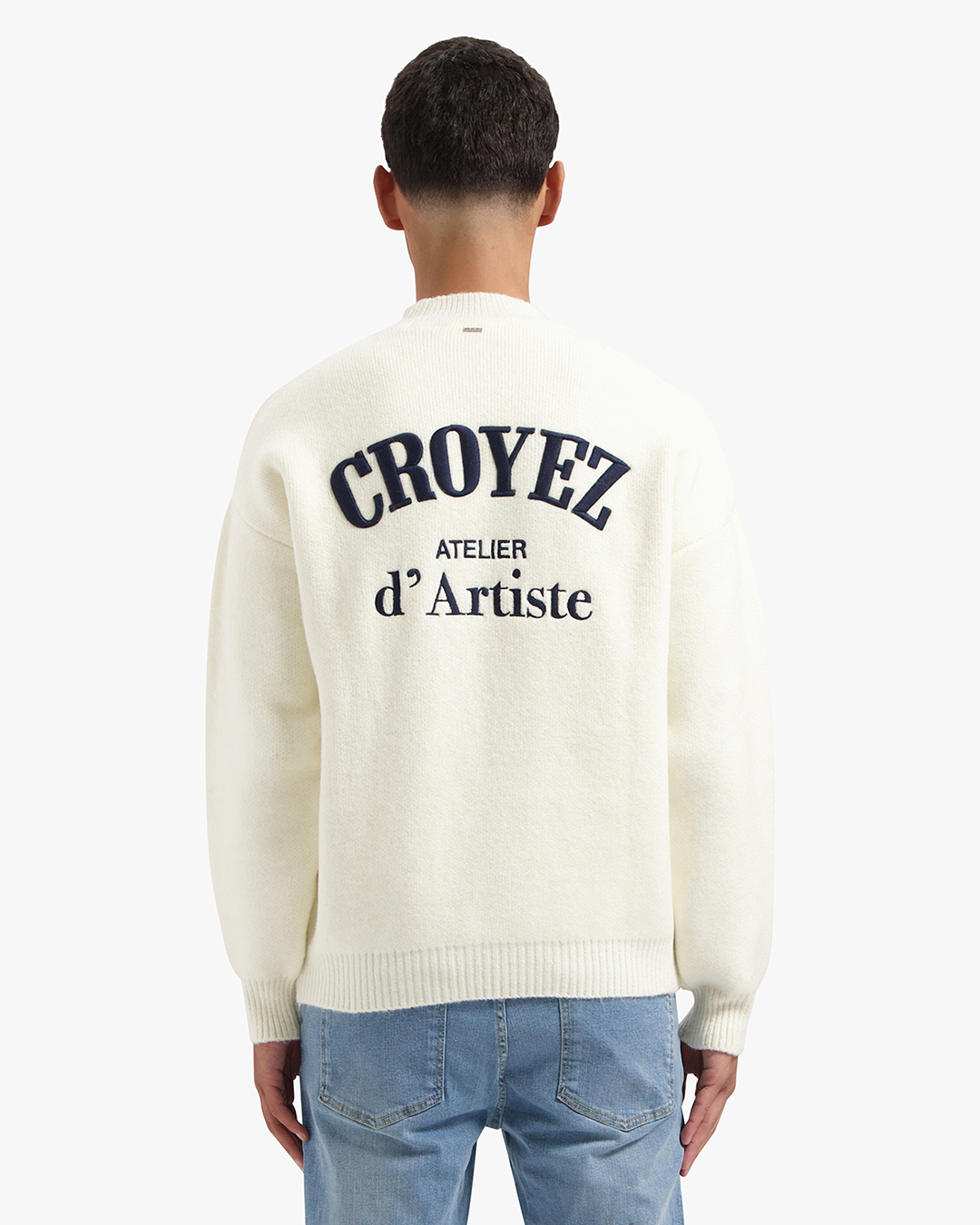 CROYEZ ATELIER KNIT SWEATER - OFF-WHITE