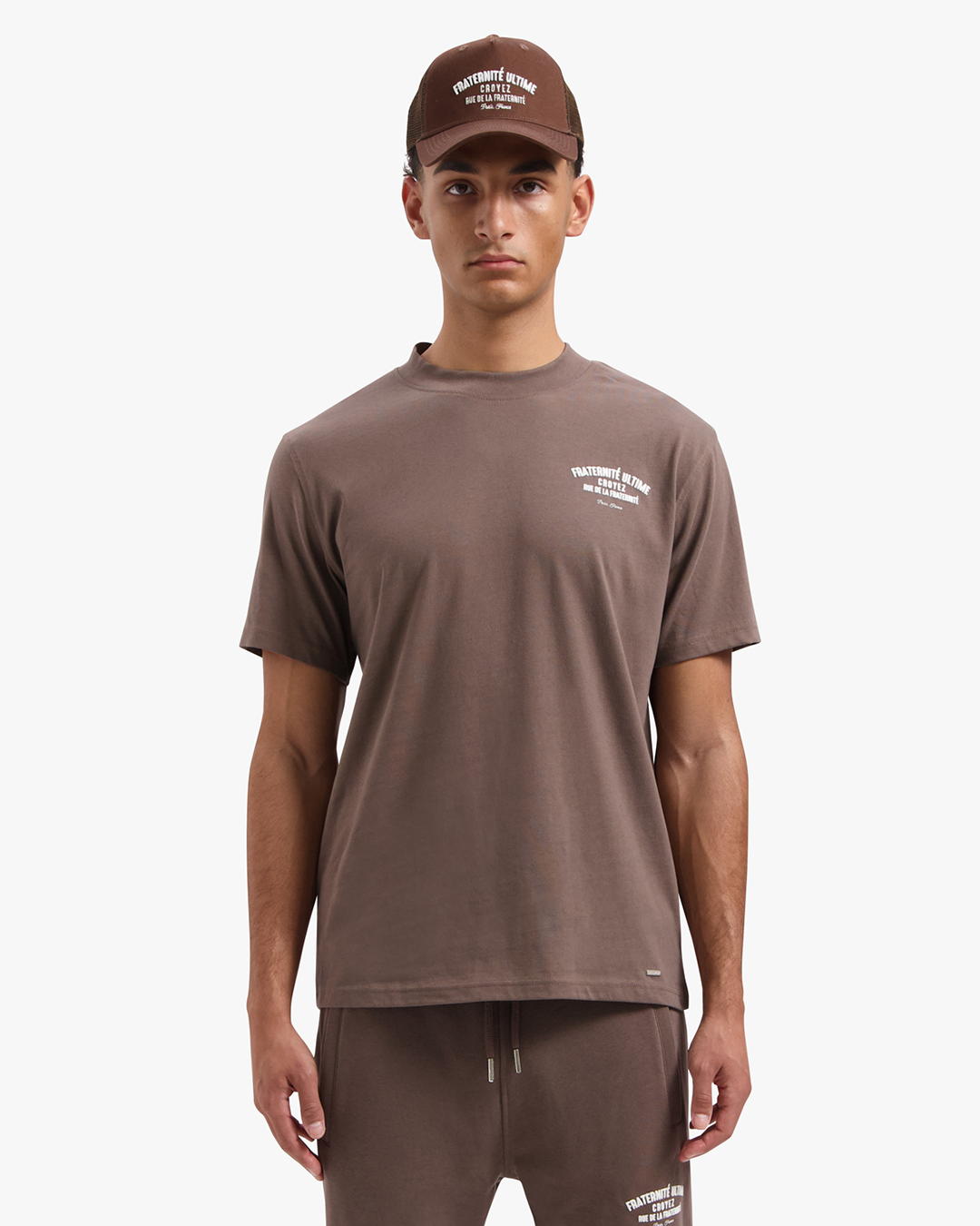 CROYEZ FRATERNITÉ ULTIME T-SHIRT - BROWN