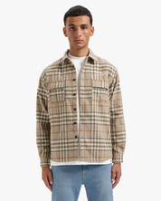 CROYEZ ESSENCE FLANNEL SHIRT | BROWN/BEIGE