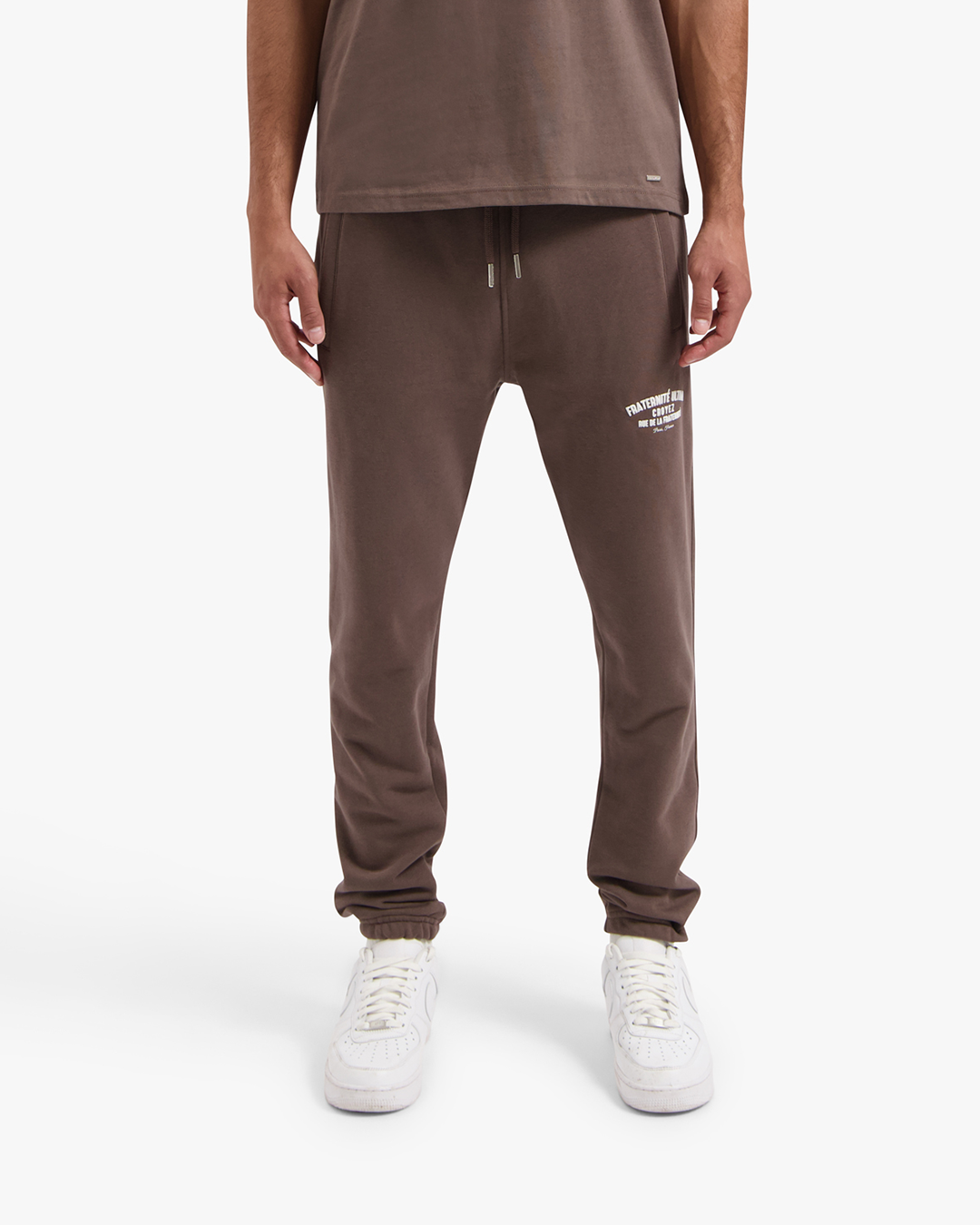 CROYEZ FRATERNITÉ ULTIME SWEATPANTS - BROWN