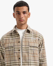 CROYEZ ESSENCE FLANNEL SHIRT | BROWN/BEIGE
