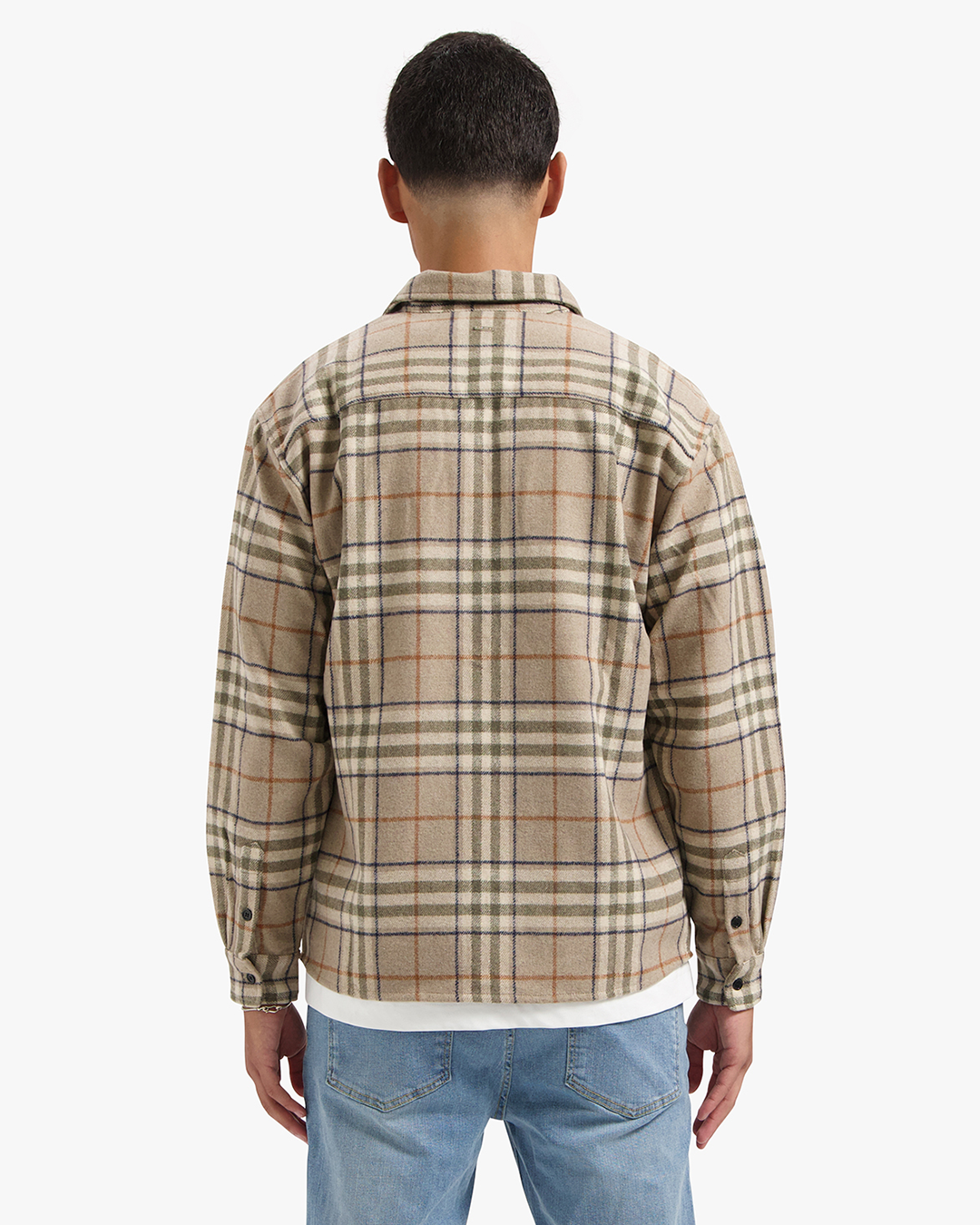 CROYEZ ESSENCE FLANNEL SHIRT | BROWN/BEIGE