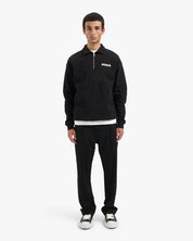 CROYEZ ETIQUETTE HALF-ZIP SWEATER | BLACK