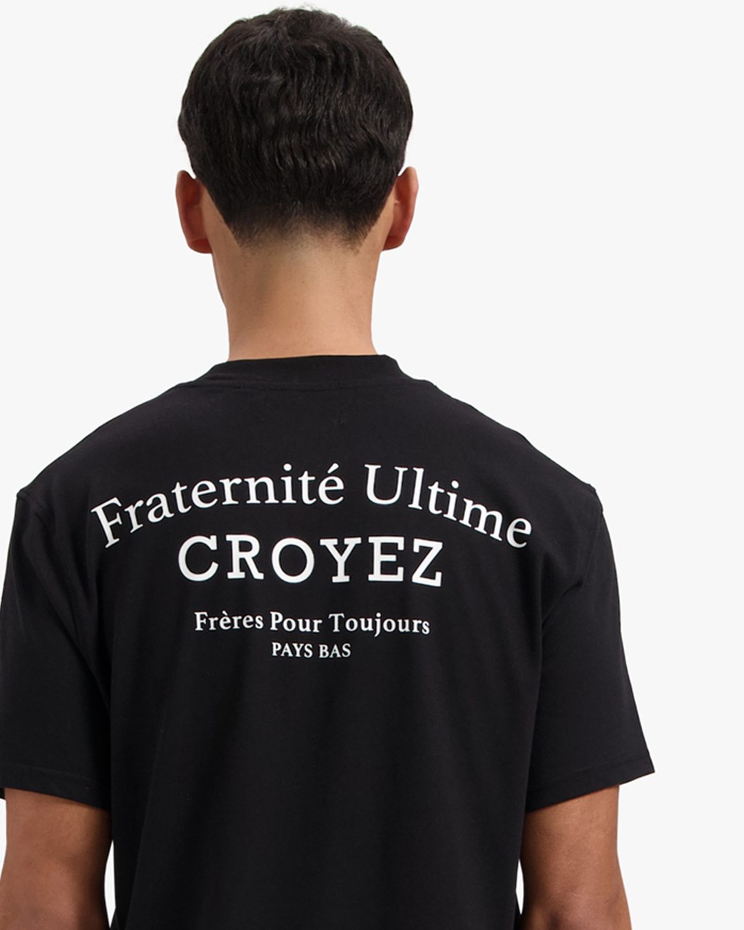 CROYEZ FRATERNIT√Â T-SHIRT - BLACK