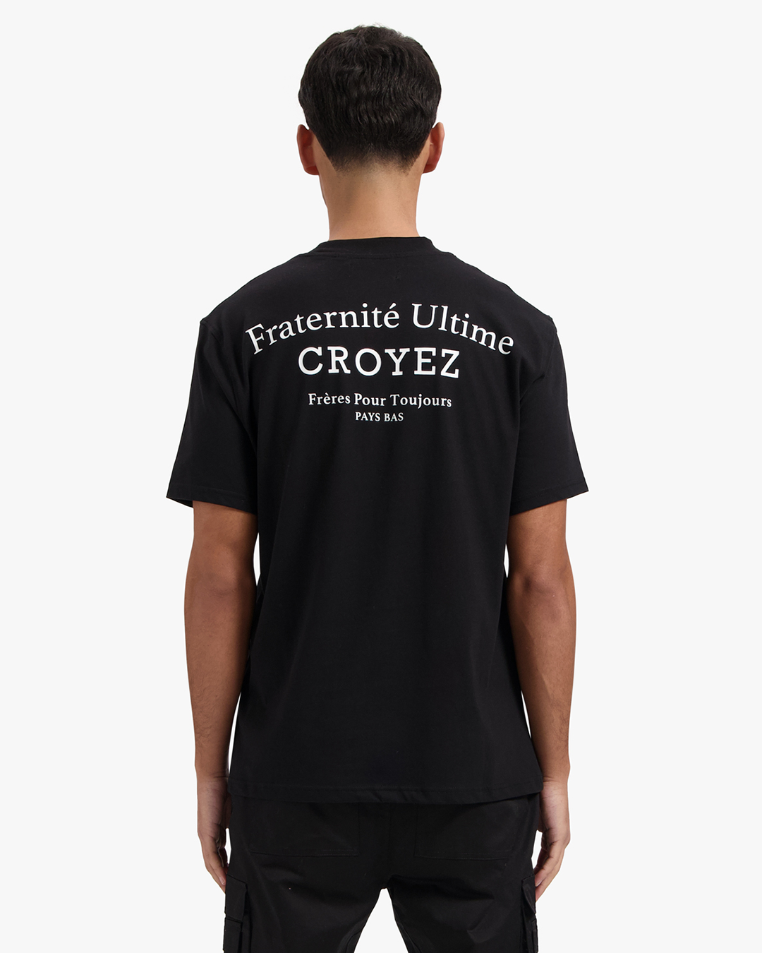 CROYEZ FRATERNIT√Â T-SHIRT - BLACK