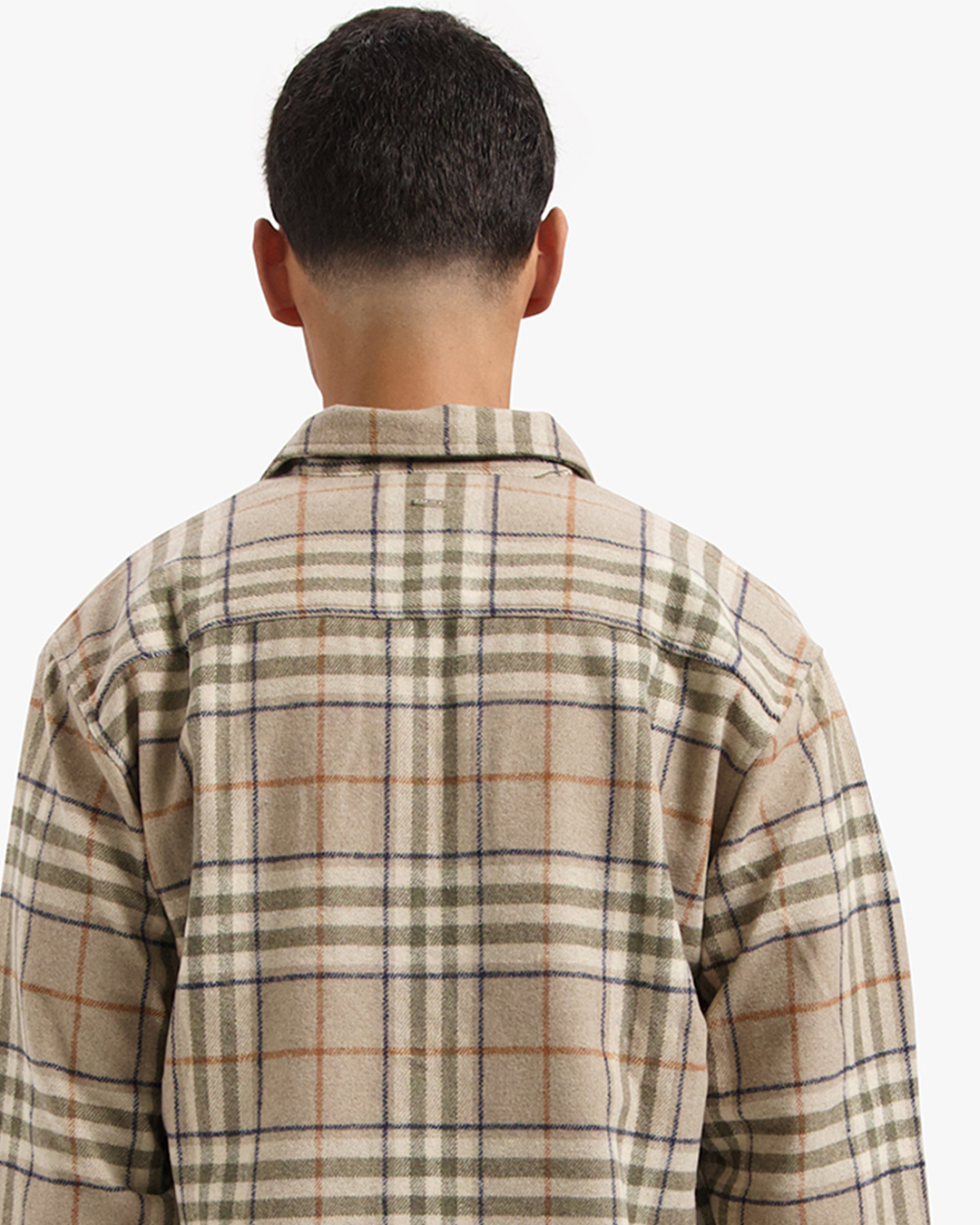 CROYEZ ESSENCE FLANNEL SHIRT | BROWN/BEIGE