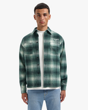 CROYEZ ESSENCE FLANNEL SHIRT | GREEN/BLACK