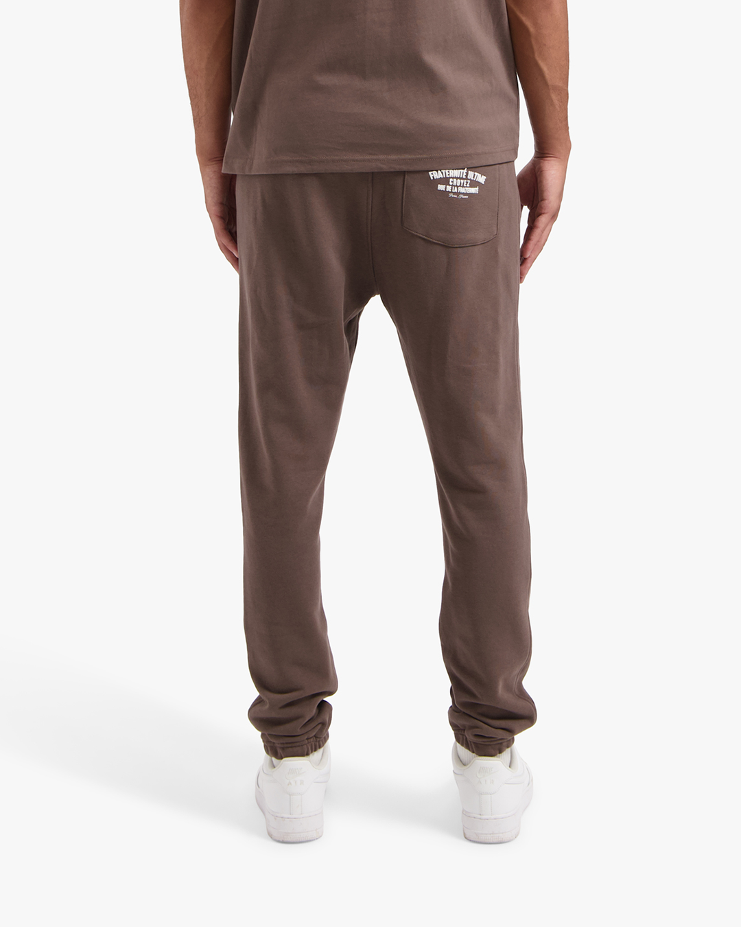 CROYEZ FRATERNITÉ ULTIME SWEATPANTS - BROWN