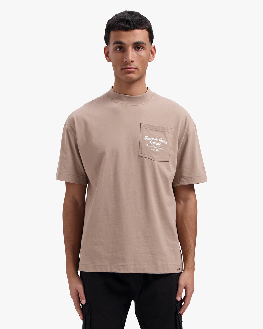 CROYEZ FRATERNITÉ POCKET T-SHIRT | MUSHROOM