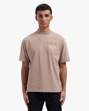 CROYEZ FRATERNITÉ POCKET T-SHIRT | MUSHROOM