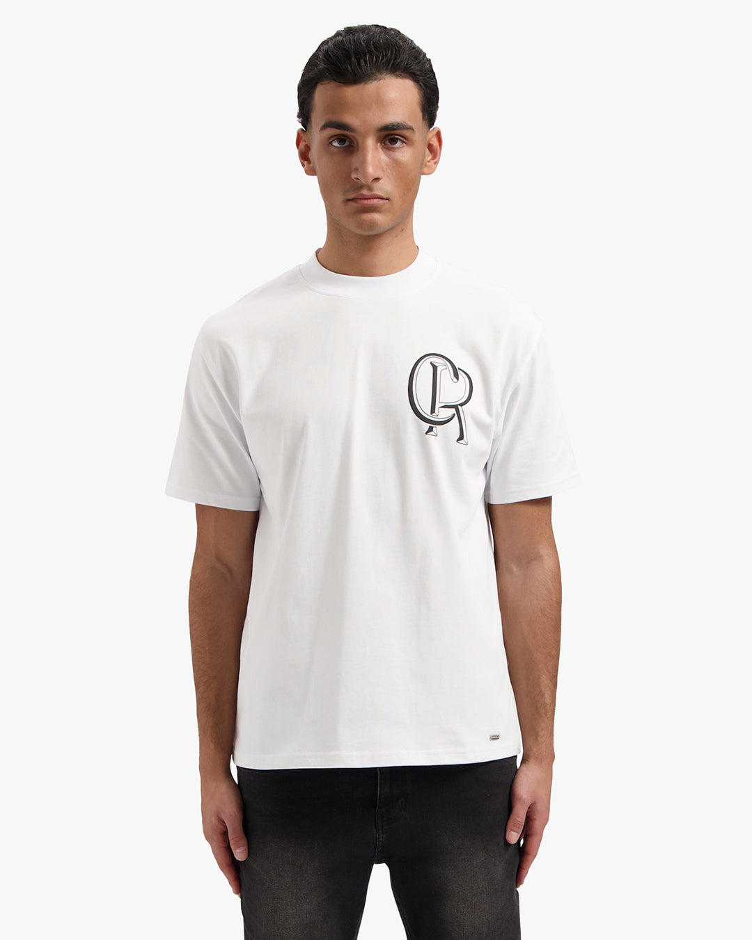 CROYEZ INITIAL T-SHIRT | WHITE