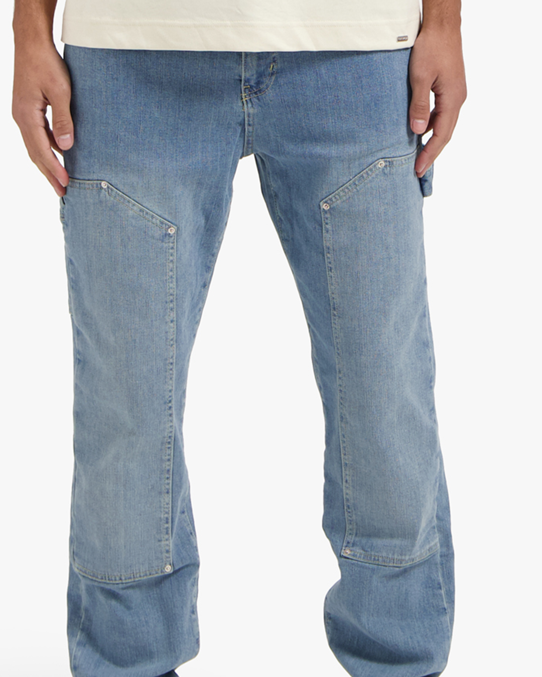 CROYEZ CD1 CARPENTER JEANS - LIGHT BLUE