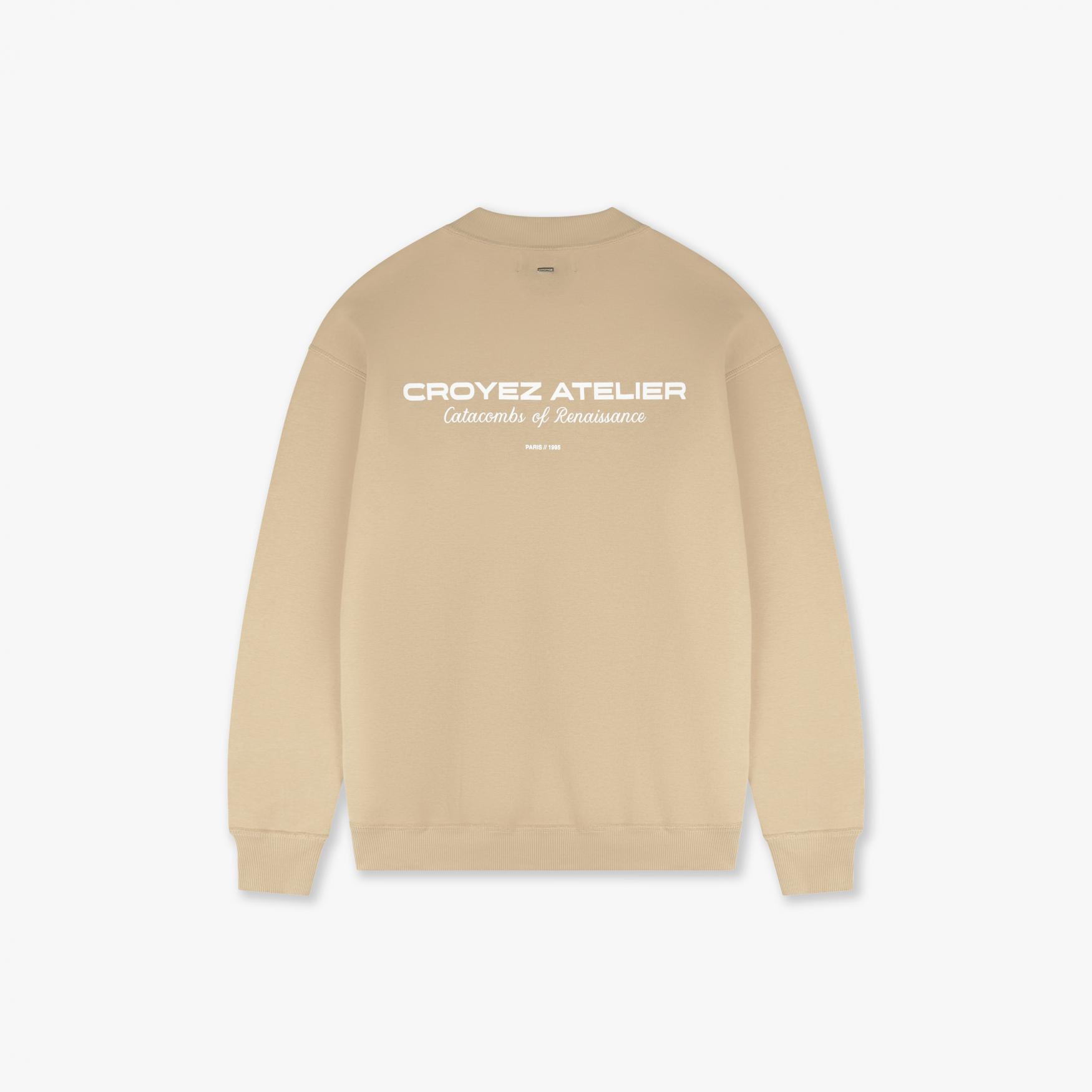 CROYEZ ATELIER SWEATER | BEIGE/WHITE