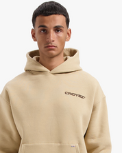 CROYEZ FAMILY OWNED BUSINESS HOODIE | BEIGE/BROWN