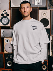Croyez Pop-Up Longsleeve T-Shirt | White