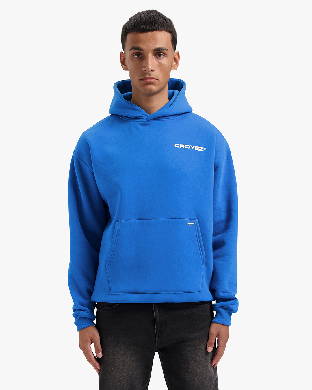 CROYEZ FAMILY OWNED BUSINESS HOODIE - COBALT BLUE