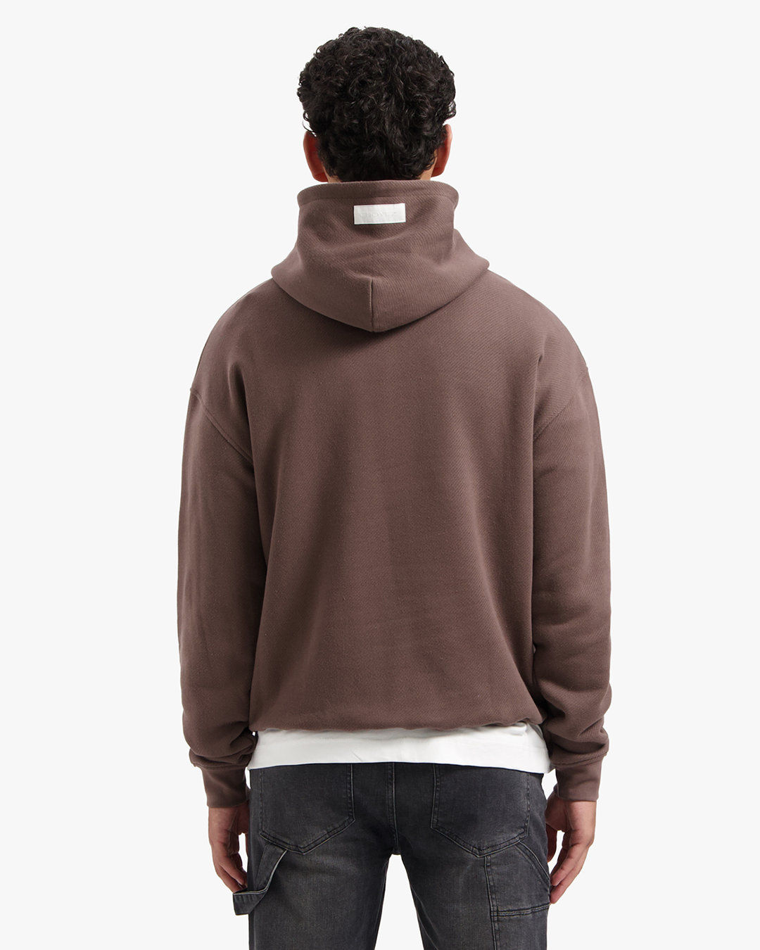 CROYEZ HEAVYWEIGHT FRATERNITÉ HOODIE | BROWN