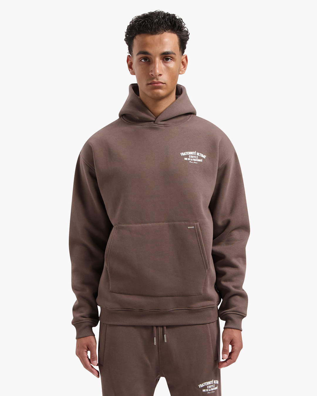 CROYEZ FRATERNITÉ ULTIME HOODIE - BROWN