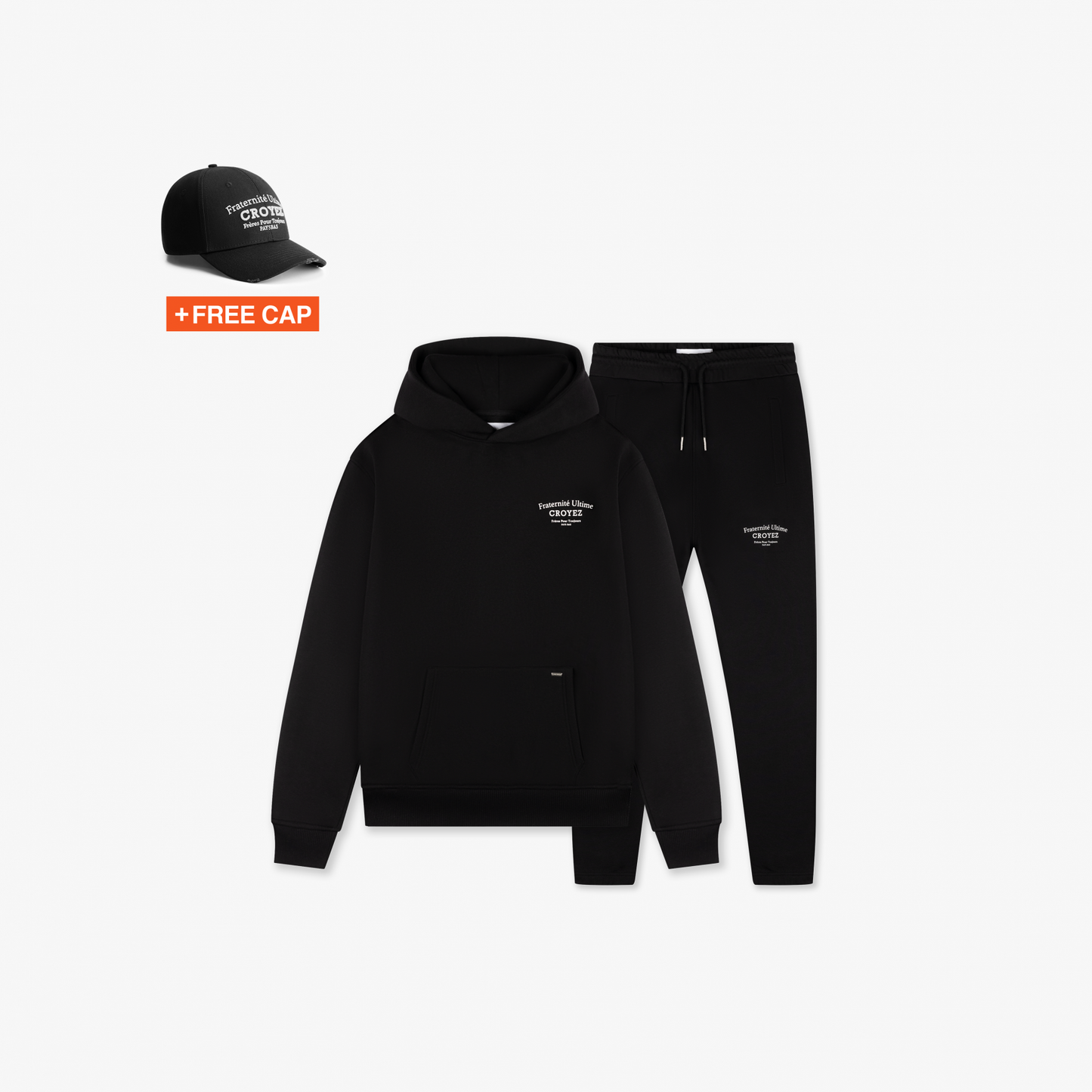 CROYEZ FRATERNITÉ TRACKSUIT - BLACK