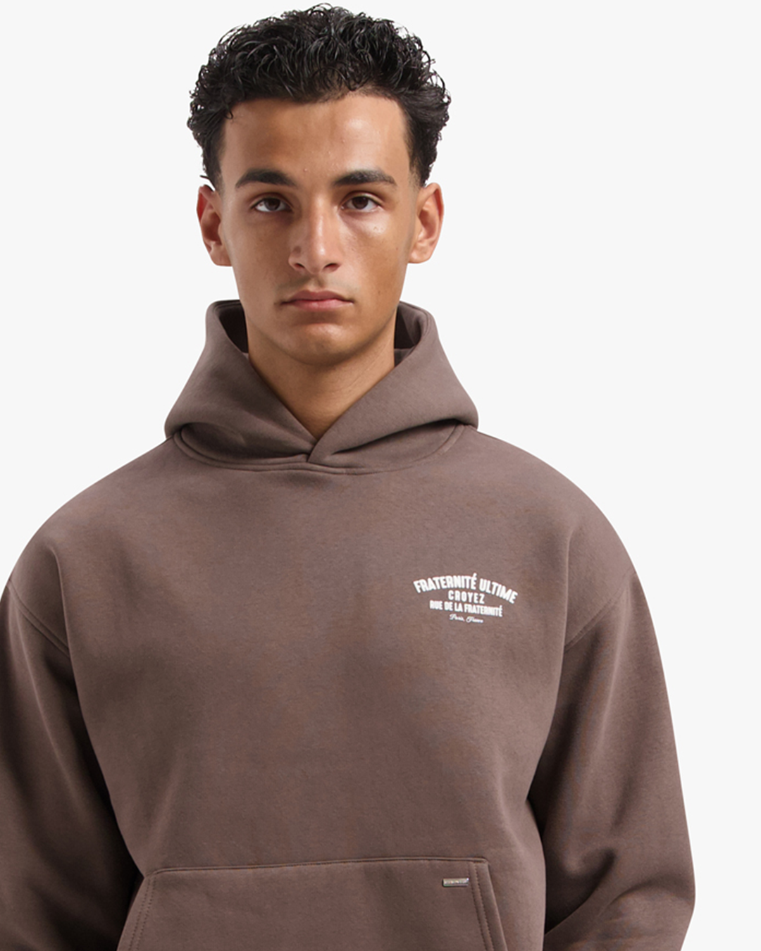 CROYEZ FRATERNITÉ ULTIME HOODIE - BROWN