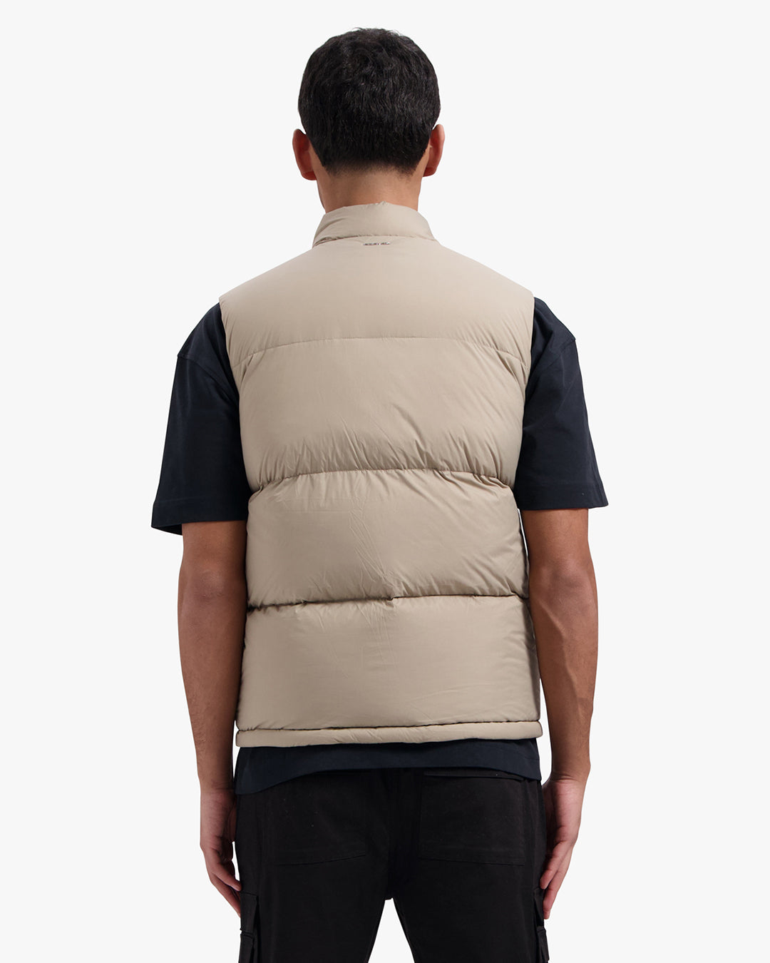 CROYEZ ORGANETTO PUFFER VEST - LIGHT BROWN