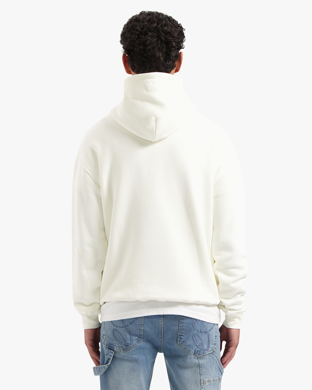 CROYEZ HEAVYWEIGHT FRATERNITÉ HOODIE | CREAM/NAVY