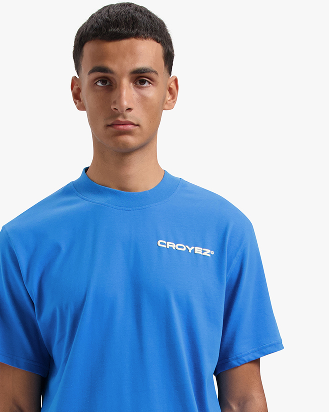 CROYEZ FAMILY OWNED BUSINESS T-SHIRT - COBALT BLUE