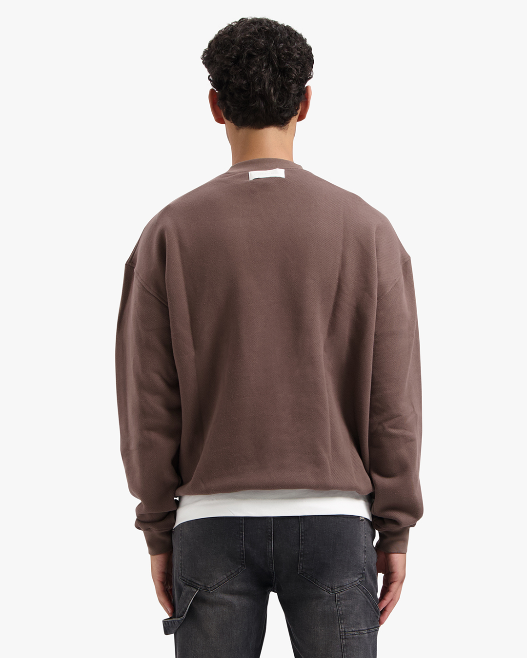 CROYEZ HEAVYWEIGHT FRATERNITÉ SWEATER | BROWN