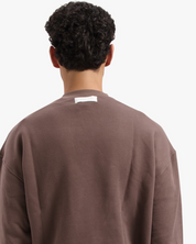 CROYEZ HEAVYWEIGHT FRATERNITÉ SWEATER | BROWN