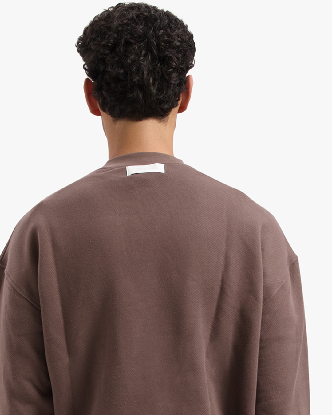 CROYEZ HEAVYWEIGHT FRATERNITÉ SWEATER - BROWN