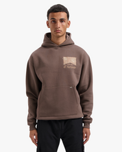 CROYEZ ATELIER FLOWER HOODIE | BROWN