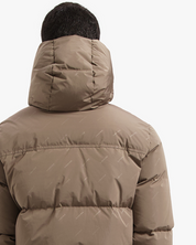 CROYEZ ALLOVER PUFFER JACKET | BROWN