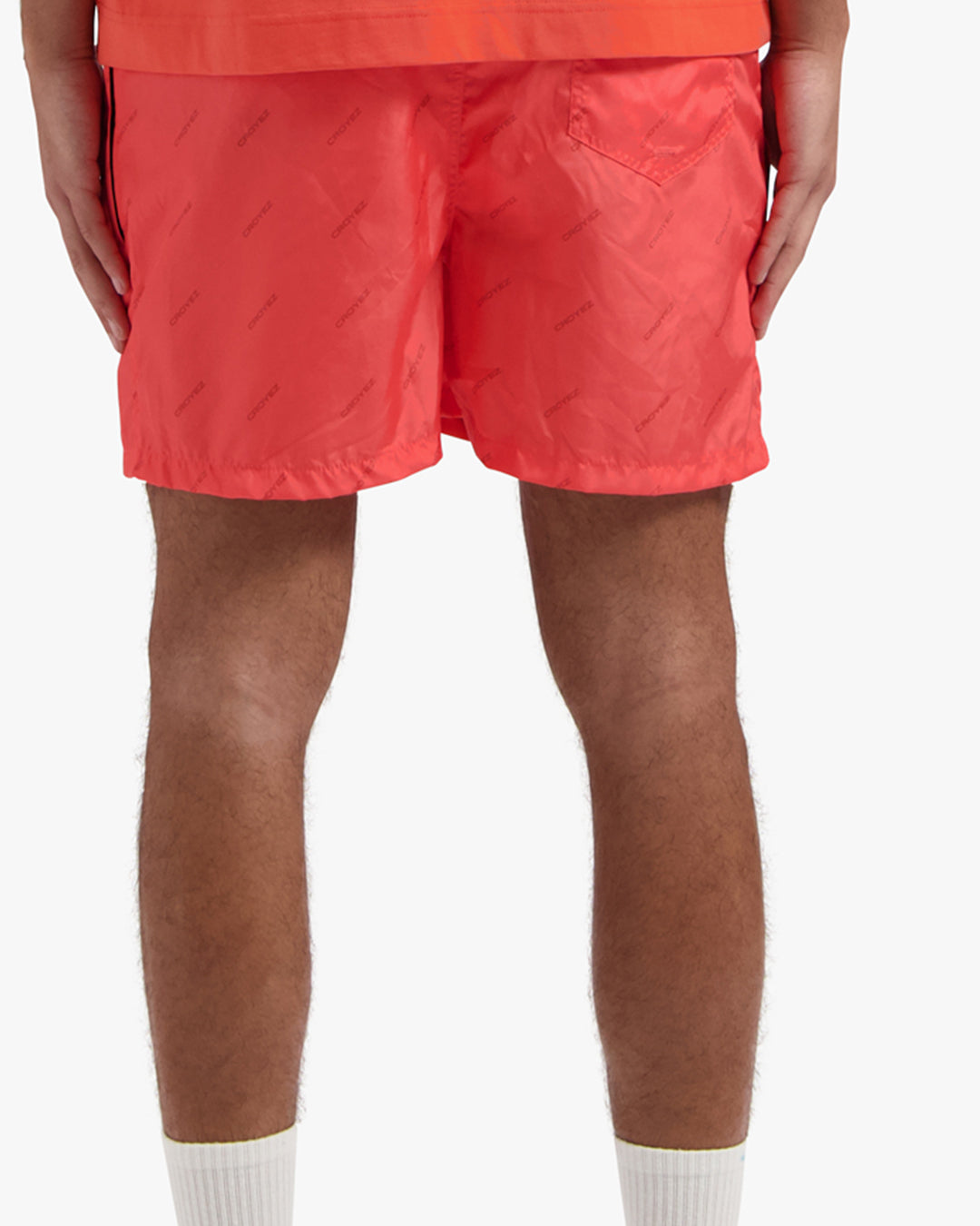 CROYEZ ALLOVER SWIM SHORTS | CORAL