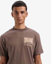 CROYEZ ATELIER FLOWER T-SHIRT | BROWN