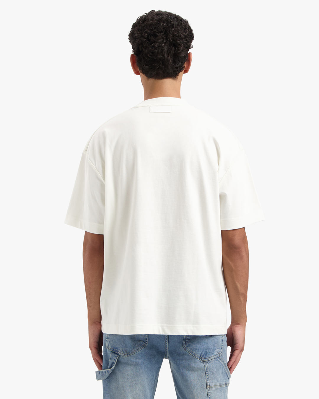 CROYEZ INSIDE OUT FRATERNITÉ T-SHIRT - CREAM/NAVY