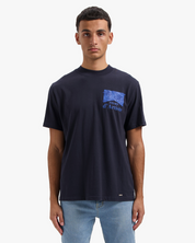 CROYEZ ATELIER FLOWER T-SHIRT | NAVY