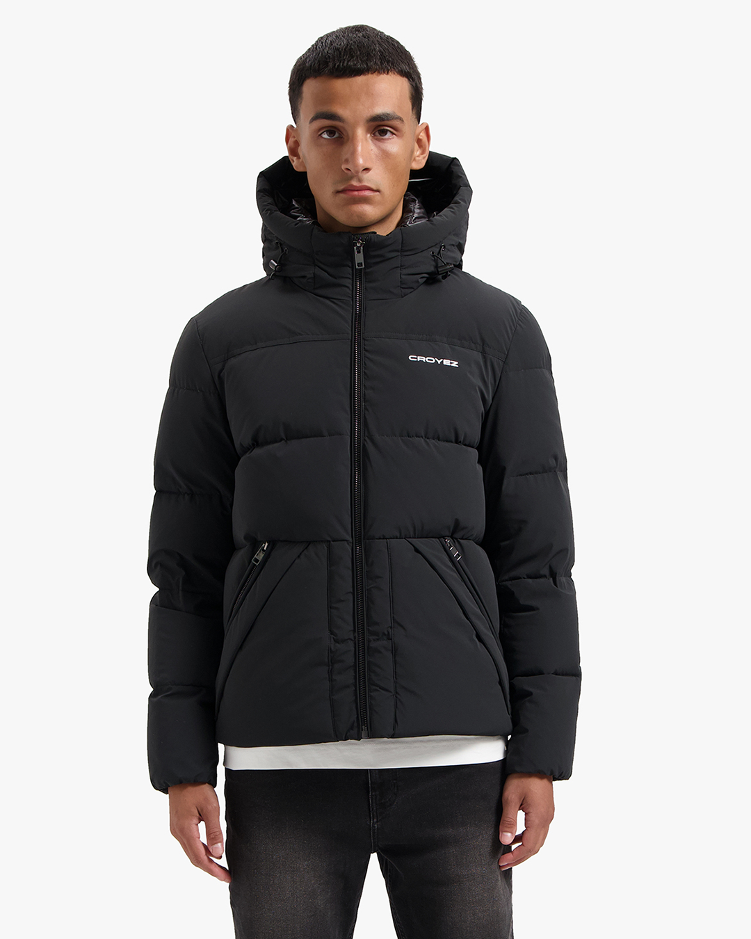 CROYEZ DOWN PUFFER JACKET - BLACK