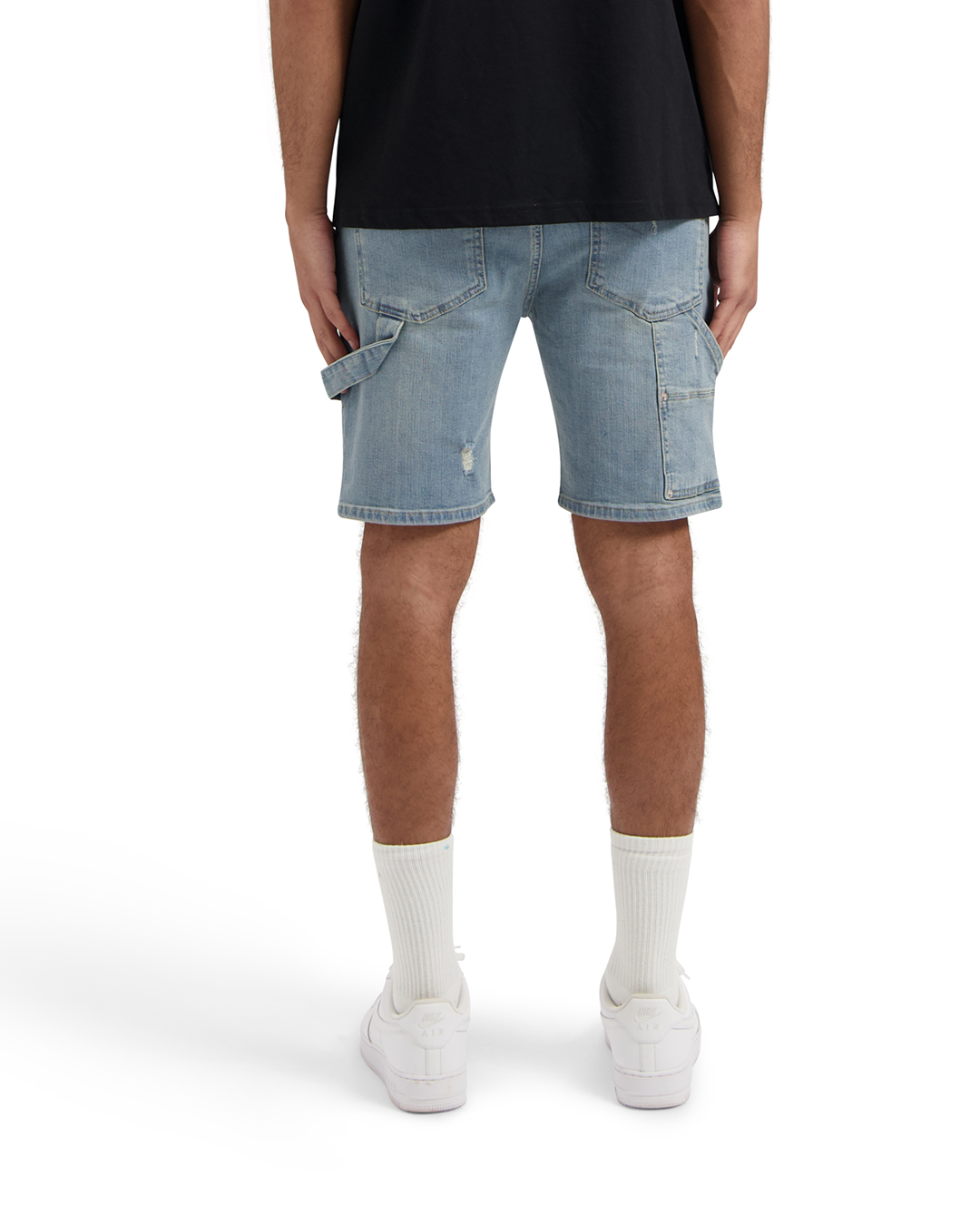 CROYEZ CH2 CARPENTER DENIM SHORTS | DUST BLUE