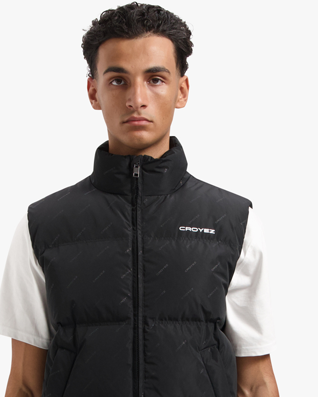 CROYEZ ALLOVER BODYWARMER | BLACK