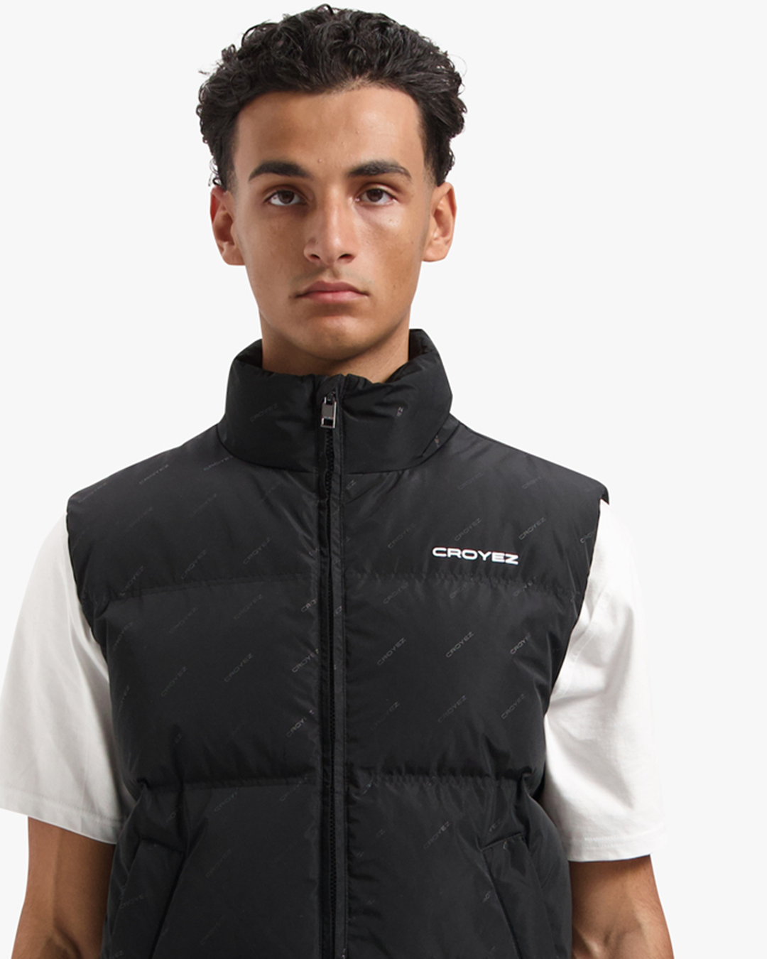 CROYEZ ALLOVER BODYWARMER - BLACK