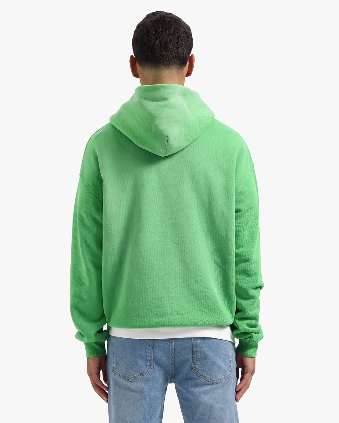 CROYEZ CUTOUT HOODIE - GREEN