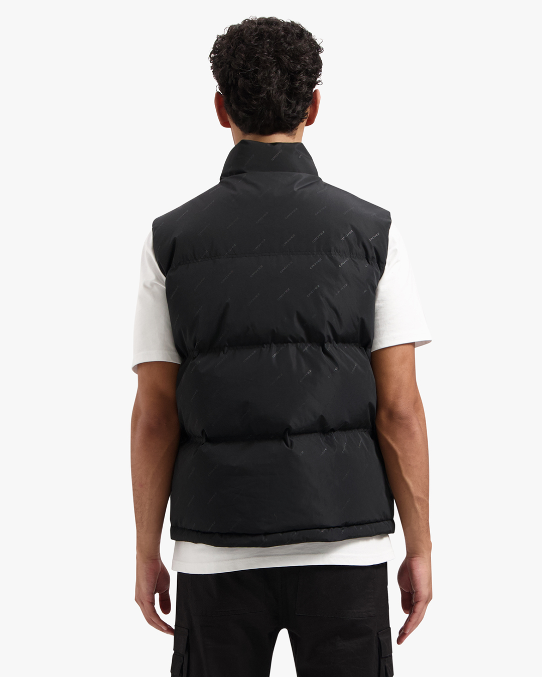 CROYEZ ALLOVER BODYWARMER - BLACK