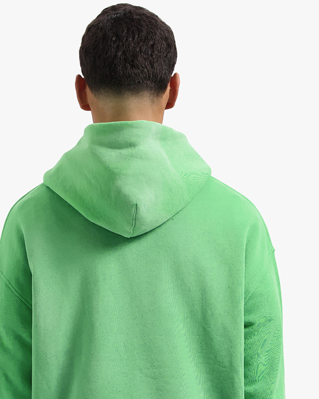 CROYEZ CUTOUT HOODIE - GREEN