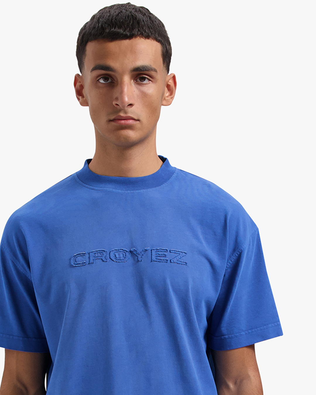 CROYEZ CUTOUT T-SHIRT - COBALT BLUE