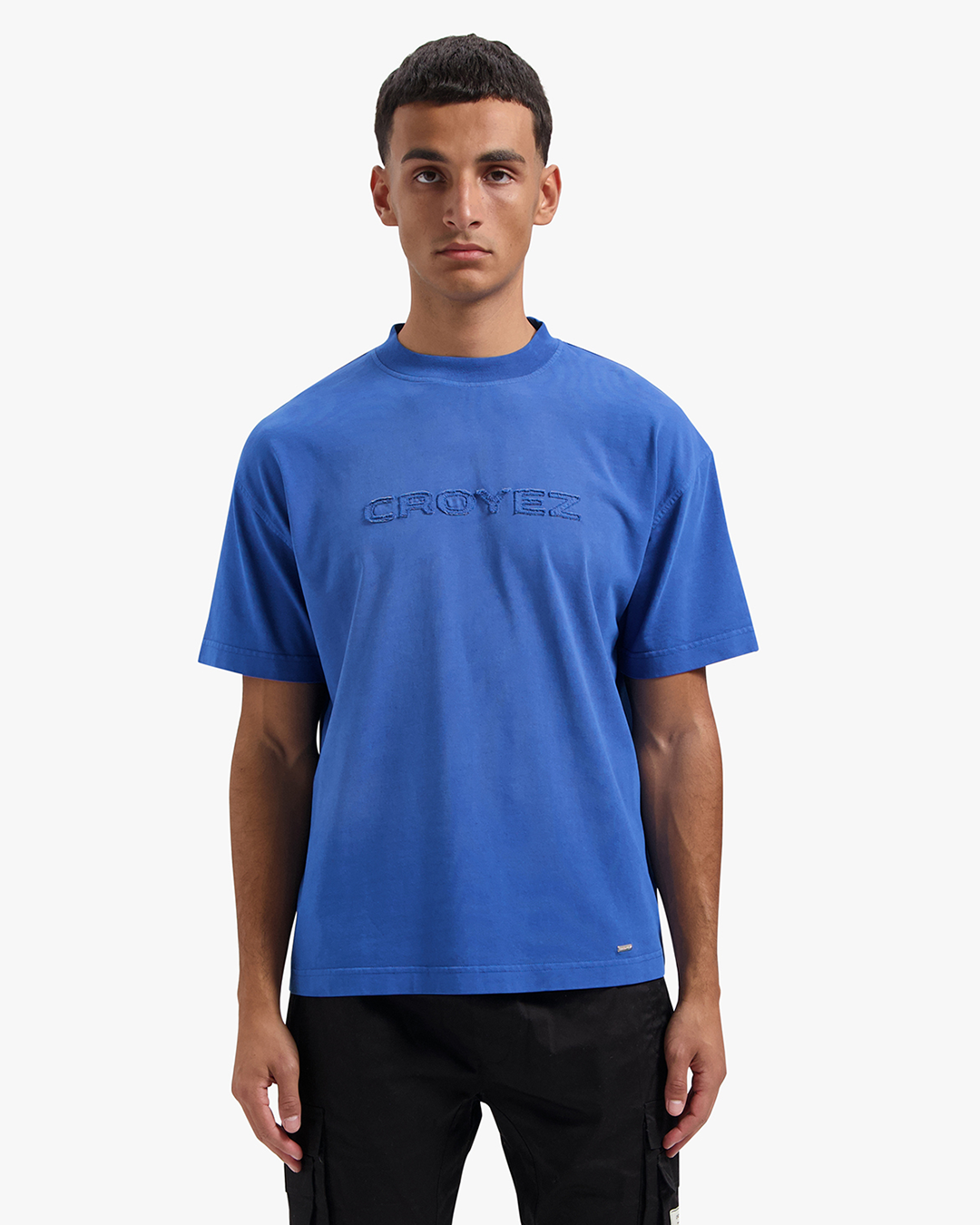 CROYEZ CUTOUT T-SHIRT - COBALT BLUE