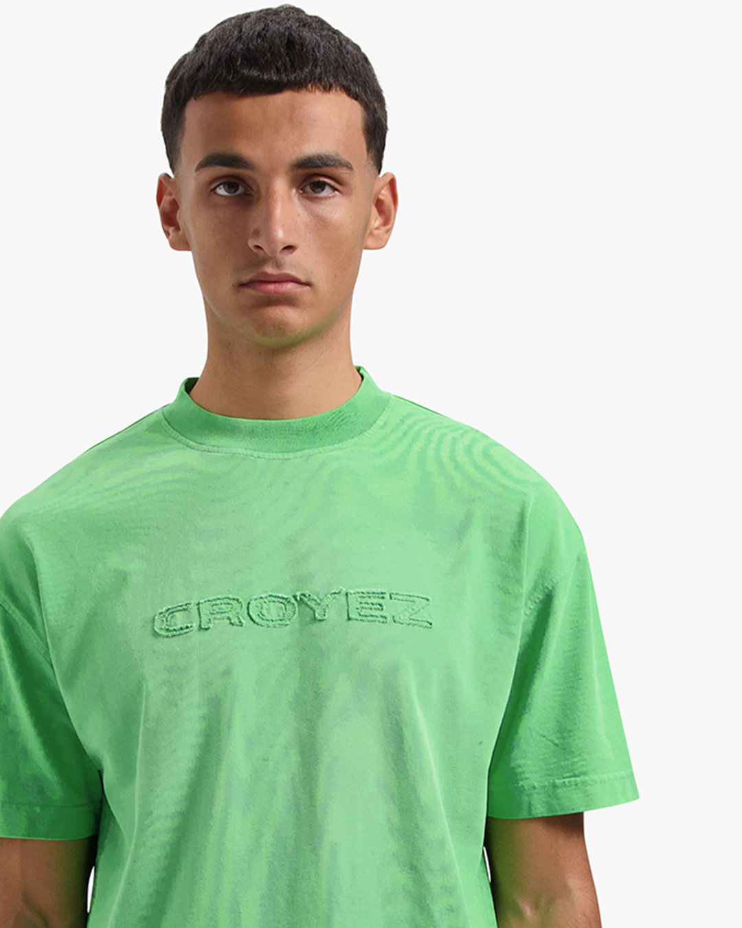 CROYEZ CUTOUT T-SHIRT - GREEN